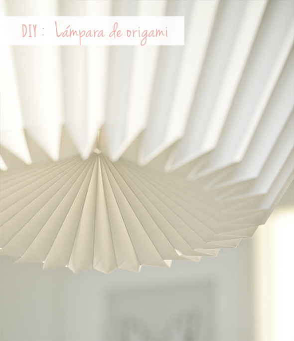 Glosario lampara origami